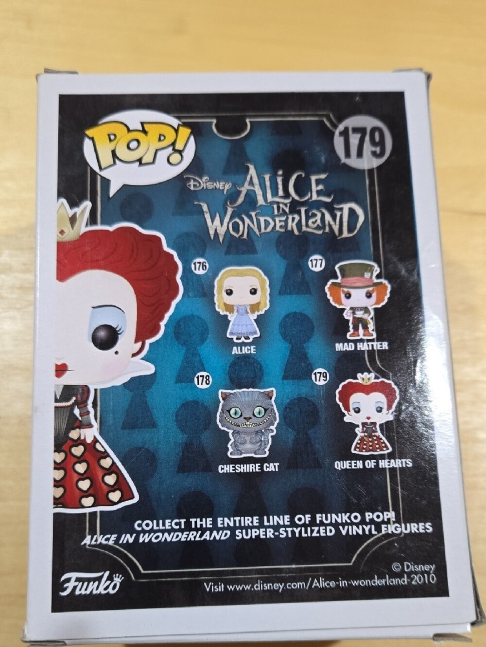 Funko Queen of Hearts Vinyl Figure - Red, White, Black - Picture 3 of 5